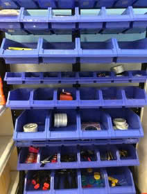 Kệ cơ khí chuẩn bị STEM LAB WORKSHOP
